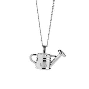 Karen Walker: Karen Walker Watering Can Necklace - Sterling Silver