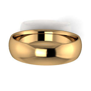 Wedding Rings For Him: Deluxe Weight 18ct Yellow Gold Gents 5mm Polished Wedding Band