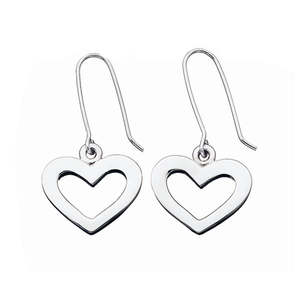Karen Walker Heart Earrings