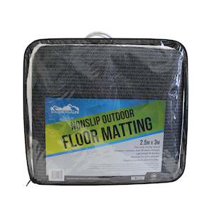 Campervan Accessories: Southern Alps Blue & Grey Floor Mat 2.5mx 3m