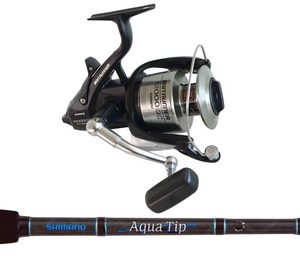 Products: Shimano Baitrunner 12000 OC Combo + Aqua Tip - Fishing Direct