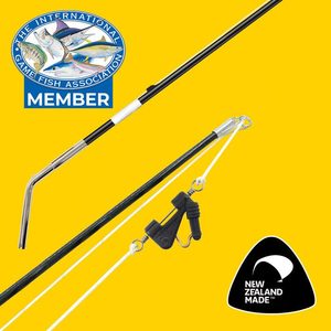 Products: Kilwell 1pce Outriggers with Drop-In bent base - Fishing Direct