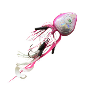 Jigs: Glowbite "Sumo" 250g Grumpy Fish Slider Lure - Pink