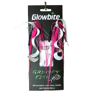 Spare Parts 1: Replacement tails with dinner bells and hook set – Pink