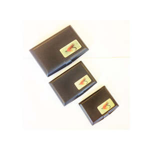 Set of 3 plastic Fly Boxes with foam inner.