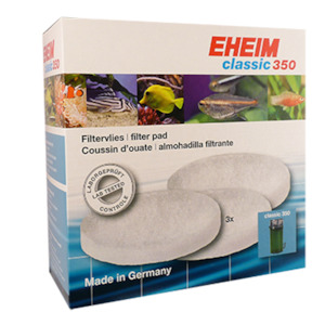 Filtration Media Parts: Eheim Classic 350 Filter Pad (White)