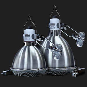 Reptile Lighting: Arcadia Ceramic Reflector 200mm (Silver)