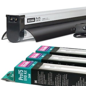 Reptile Lighting: Arcadia ProT5 Kit 7% Shade Dweller Lamp + Fitting