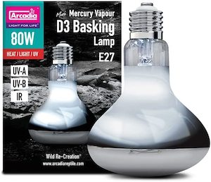 Arcadia D3 Mercury Vapour UV Basking Lamp