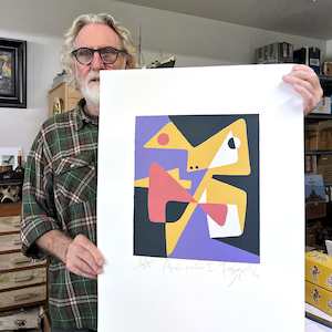 Limited Edition: Anglepoise 1 - Limited Edition art print by Dick Frizzell