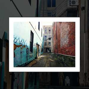 Sam Foley Art Prints: 'Alleyway' signed art print by Sam Foley