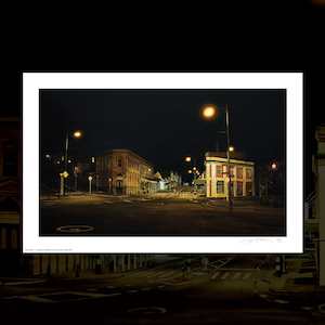 Sam Foley Art Prints: “Intersection, Port Chalmers” signed art print by Sam Foley