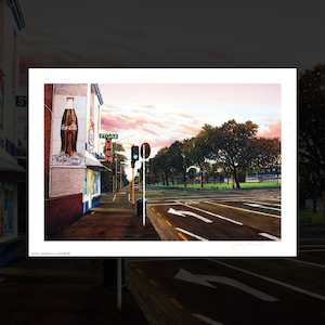 Sam Foley Art Prints: “Dundas St Dairy” signed art print by Sam Foley