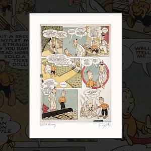 "Dance of The Hooligans – Money" (panel 4) signed giclee print by Dick Frizzell