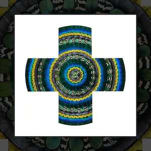 Fiona Kerr Gedson Art Prints: "Mandala Positivity 2" art print by Fiona Kerr Gedson