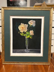 Dick Frizzell: Still Life in a Glass Vase - Dick Frizzell - Gyclee