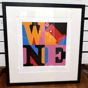 Dick Frizzell: I Love Wine - Dick Frizzell - Limited edition