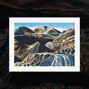 Premium Art Prints: "South Side Danseys Pass" art print by Dick Frizzell
