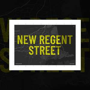 Christchurch Typo Map - personalised art print