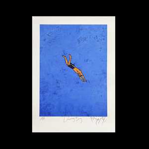 All: "Diving Boy" limited edition fundraiser print by Dick Frizzell (pre-order)