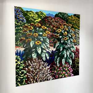 Premium Art Prints: "Jellicoe Park" original oil painting by Karl Maughan