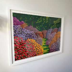 "Zig Zag Road" framed artist's proof art print by Karl Maughan