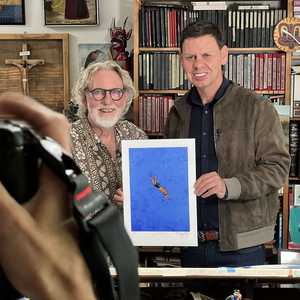 All: 'Diving Boy' Limited Edition Art Print by Dick Frizzell