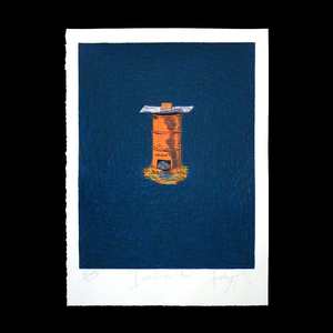 'Incinerator' Limited Edition Screenprint by Dick Frizzell