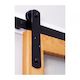 Slidemaster Open Rail Face Fix Carrier, Black Powder Coated with Acetyl Wheel   &hellip;