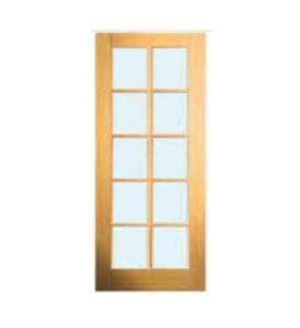 Solid Wooden Doors: French 10 -  Exterior Door