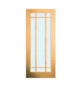 Solid Wooden Doors: French 9 -  Exterior Door