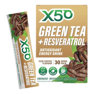 X50: X50 Green Tea 30 Serve Iced Coffee