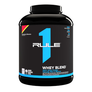R1 Whey 5LB Strawberry Banana FREE CREATINE