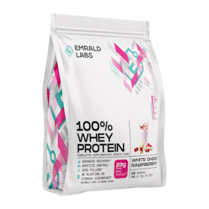 Emrald Whey 900g White Choc Raspberry