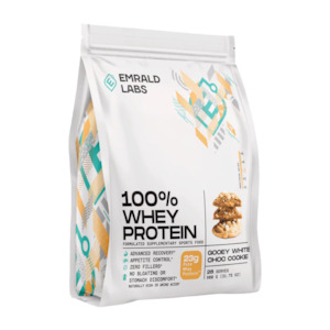 Proteins: Emrald Whey 900g White Choc Cookie