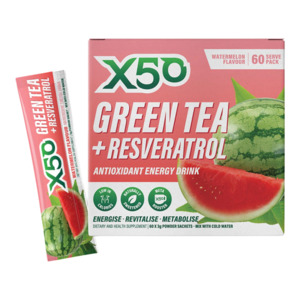 X50: X50 Green Tea 60 serve Watermelon