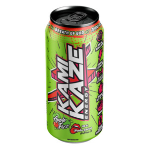 Athletic Sport: Apple Fizz - Kamikaze Energy Can