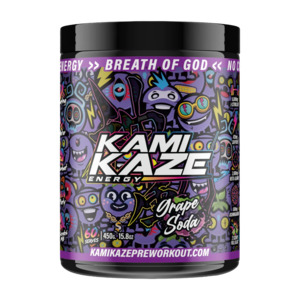 Athletic Sport: Kamikaze Pre Workout Grape Soda