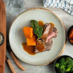 Weight Management: Roast Beef with Pumpkin & Broccoli