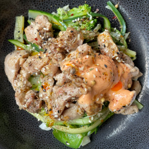 Low Carb Less Than 30 Grams: Korean Sticky Chilli Chicken with Zoodles