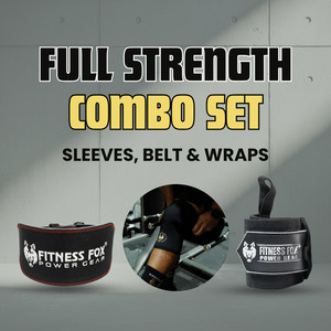 Bundles: Knee Sleeves, Leather Belt & Wrist Wraps Trio
