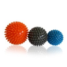 3 x massage balls 6cm, 7.5cm and 9cm