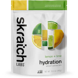 Electrolyte Hydration: Skratch Labs Hydration Drink Mix - Lemon + Lime