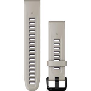 Quickfit 20mm: Garmin QuickFit 20 Watch Bands – Light Sand/Deep Orchid Silicone