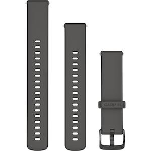 Quick Release 18mm: Garmin Quick Release 18mm – Pebble Grey with Slate Hardware