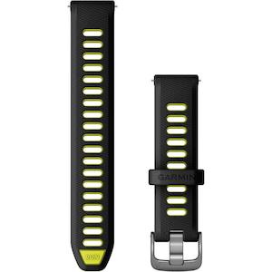 Quick Release 18mm: Quick Release Band (18 mm) – Black/Amp Yellow with Slate Hardware