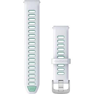 Quick Release 18mm: Quick Release Band (18 mm) – White/Neo Tropic with Silver Hardware