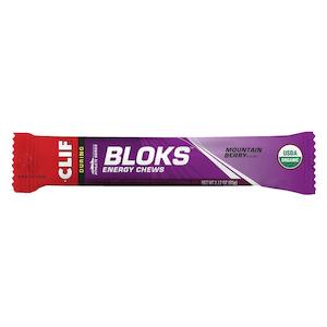 Chews: Clif Bloks Energy Chews – MOUNTAIN BERRY