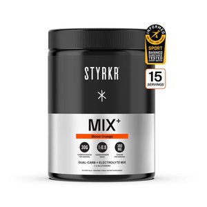 Styrkr MIX+ Blood Orange: Dual-Carb & Electrolyte Mix - 555g