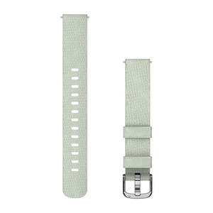 Garmin: Garmin Lily 2 Band (14 mm) Sage Grey Nylon silicone with Silver Hardware